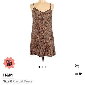 H&M Jaguar Print Dress